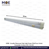 Greenlite Fluorescent Tube Light Fixture With Power Switch Warmwhite T4 42cm 12W | T4-12W