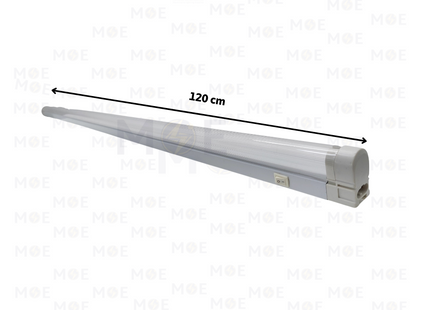 GreenLite Fluorescent Tube Light Fixture With Power Switch and Cover Daylight T5 28W 120cm | T5-28W | شاسي فلورسنت مع غطا و مفتاح دايلايت (بدون لمبة حاليا)