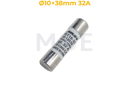 Aelifv Ceramic Tube Fuse Ø10×38mm 32A 500V AC 100kA gL RO15 | RT18-32 فيوز بورسلين