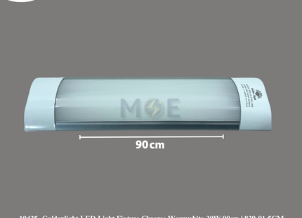 Goldenlight LED Light Fixture Chrome Warmwhite 30W 90cm | 839-91.5CM | شاسي عريضة ليد كروم ورم وايت