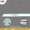 Goldenlight Pendant LED Light Fixture With Suspension Kit White Daylight 6500K 18W 120cm | OM0804 | شاسي عريضة ليد مع حبل بولاد ابيض دايلايت