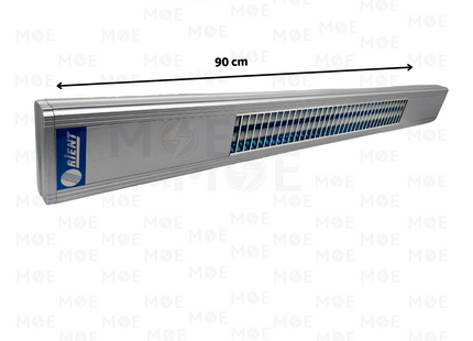 Orient Fluorescent Grid Tube Light Fixture Silver 2xT5 2x14W 90cm | 2x14W | شاسي فلورسنت شفر مجوزة فضي
