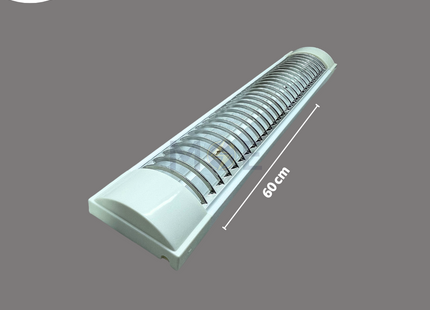 Blue Point LED Tube Light Fixture White Warmwhite T8 2x9W 60cm | شاسي ليد شفر مجوزة ابيض