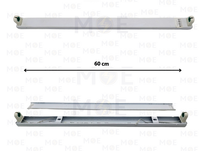 Fluorescent Tube Light Fixture White 1xT8 18W 60cm | شاسي فلورسنت حديد مفردة ابيض
