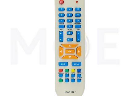 Universal SAT Remote Control Compatible with all Satellite Receiver brands models 2000 IN 1 / 1000IN1