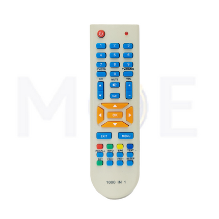 Universal SAT Remote Control Compatible with all Satellite Receiver brands models 2000 IN 1 / 1000IN1