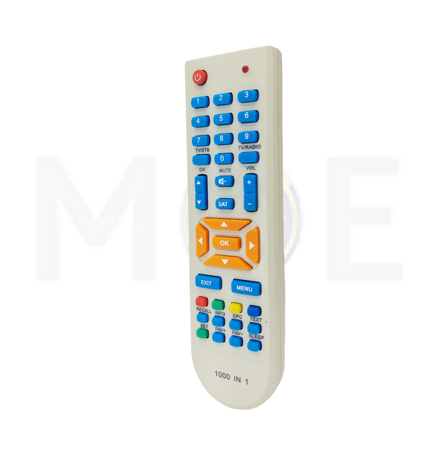 Universal SAT Remote Control Compatible with all Satellite Receiver brands models 2000 IN 1 / 1000IN1