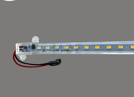 Greenlite Aluminum LED Tube Light Fixture With Transparent Cover Warmwhite AC 220V 10W 100cm | JH-L4984 | شاسي ليد رفيعة المنيوم غطا شفاف ورم وايت