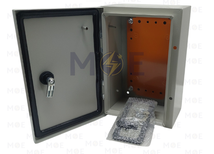 Steel Wall Mount Enclosure With Mounting Plate 30x20x15cm | خزانة حديد