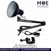 Desk Lamp with Clamp Swing Arm Desk Light & Power Switch White E27