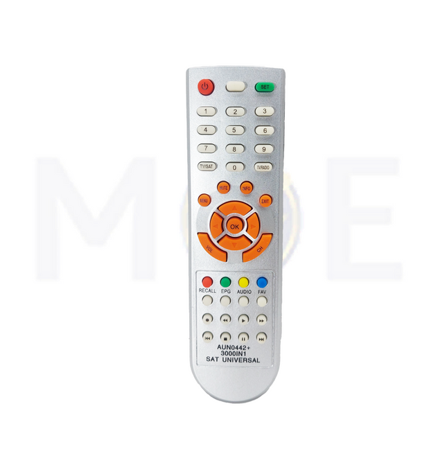 ihandy Universal SAT Remote Control Compatible with all Satellite Receiver brands models 3000 in 1 | AUN 0442+(D)