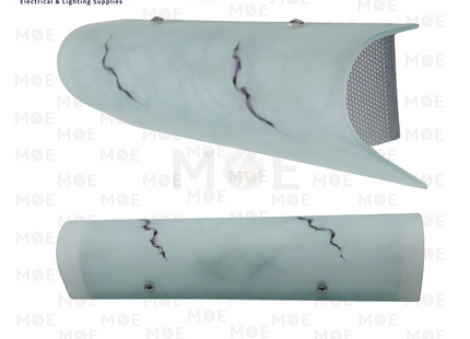 RB Mirror Light Applique Calacatta Marbled 2xE14 | 9813/2 | ابليك مغسلة ساندويش مراية مرخم لمبتين