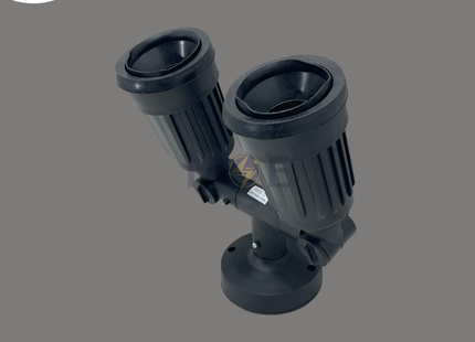 Orient Garden Surface Wall Mounted Spotlight Black IP44 Par38 2xE27 | CG002D | سبوت بي كي حائط ظاهر مطري مجوز اسود