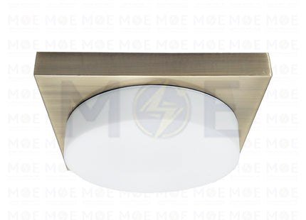 Orient Ceiling Light Fixture Square Bronze Large 29x11x29cm | 1001/L | غلوب سقف بلافونيه مربع برونز كبير