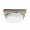 Orient Ceiling Light Fixture Square Bronze Large 29x11x29cm | 1001/L | غلوب سقف بلافونيه مربع برونز كبير