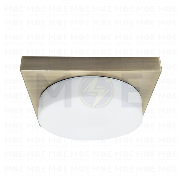 Orient Ceiling Light Fixture Square Bronze Large 29x11x29cm | 1001/L | غلوب سقف بلافونيه مربع برونز كبير