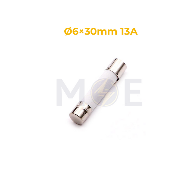 Ceramic Tube Fuse Ø6×30mm 13A 250V AC | CFMT 13A