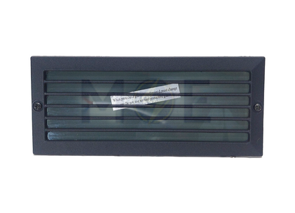 Garden/Stairs Light Recessed Rectangular Wall Lamp/Applique Matt Black 23x10cm E27 | 920 2(S)