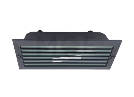 Garden/Stairs Light Recessed Rectangular Wall Lamp/Applique Matt Black 23x10cm E27 | 920 2(S)