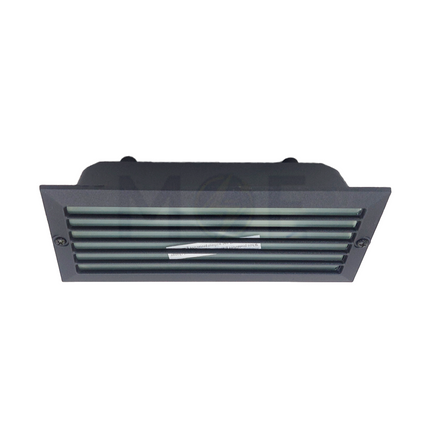 Garden/Stairs Light Recessed Rectangular Wall Lamp/Applique Matt Black 23x10cm E27 | 920 2(S)