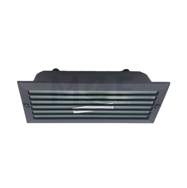 Garden/Stairs Light Recessed Rectangular Wall Lamp/Applique Matt Black 23x10cm E27 | 920 2(S)