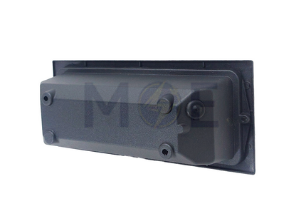 Garden/Stairs Light Recessed Rectangular Wall Lamp/Applique Matt Black 23x10cm E27 | 920 2(S)