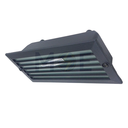 Garden/Stairs Light Recessed Rectangular Wall Lamp/Applique Matt Black 23x10cm E27 | 920 2(S)