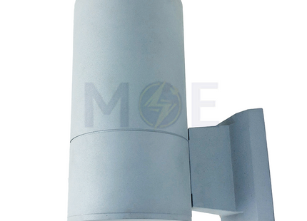 Light UP Wall Light Cylinder Silver E27 21cm | 10821/1-SL