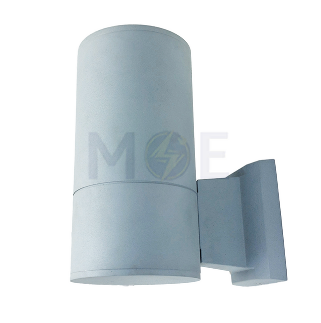 Light UP Wall Light Cylinder Silver E27 21cm | 10821/1-SL