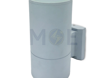 Light UP Wall Light Cylinder Silver E27 21cm | 10821/1-SL