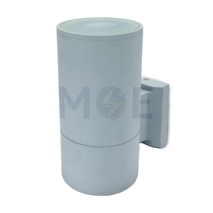 Light UP Wall Light Cylinder Silver E27 21cm | 10821/1-SL