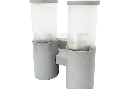 Light UP Wall Light Silver 2xE27 20cm | FL8075-2