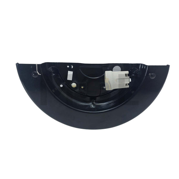 Eco Half Moon Wall Light Black E27