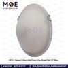 Murano Ceiling Light / Downlight Glass Round Pink 2xE27 30cm