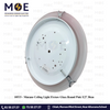 Murano Ceiling Light / Downlight Glass Round Pink 2xE27 30cm