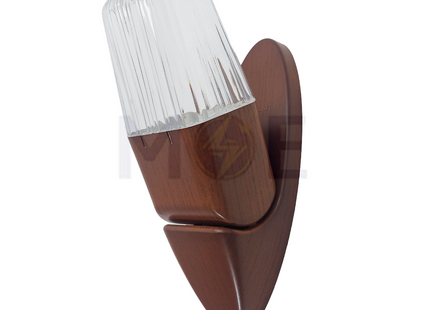 Borsan Light Fixture/Applique Plastic Walnut E27 | 00309-600