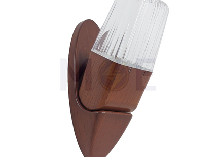 Borsan Light Fixture/Applique Plastic Walnut E27 | 00309-600