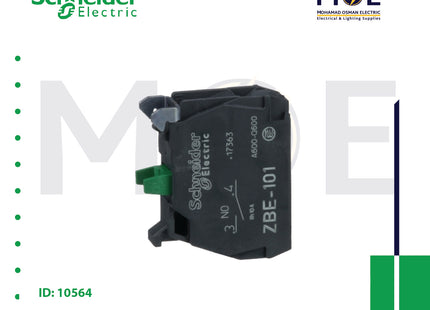 Schneider Auxiliary for Harmony XB4 Push Buttons & Selector Switches front Mounting 22mm 1NO | ZBE101 | مساعد مفتاح صناعي و كباس - اكزليير