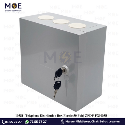 Telephone Distribution Box Plastic 50 Pair| ZFDP-FXH05B