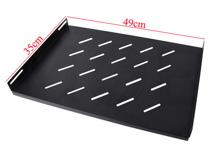 Cabinet Rack Shelf Fixed Vented 49x35cm | Network Cabinet Accessories