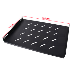 Cabinet Rack Shelf Fixed Vented 49x35cm | Network Cabinet Accessories