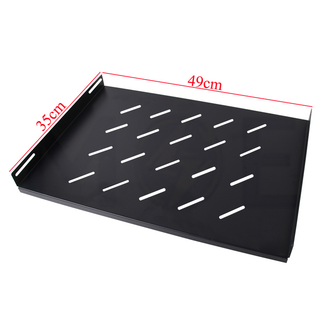 Cabinet Rack Shelf Fixed Vented 49x35cm | Network Cabinet Accessories