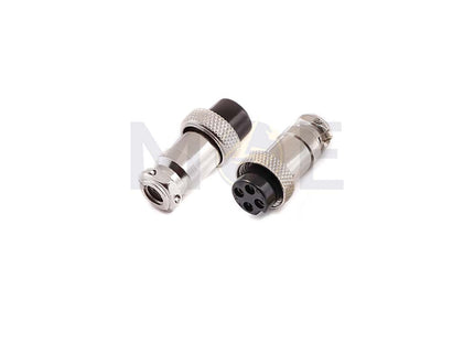  16mm GX16 4-Pin Female Aviation Connector Plug  GX16-4 فيش ميكروفون انتاية.