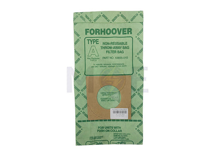 Vacuum Cleaner Dust Bag Type A Shiny Green - كيس هوفر اخضر فاتح