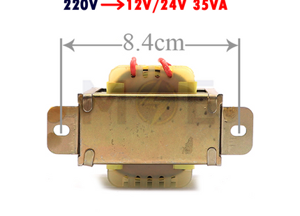 Heavy iron Classic Type Step Down Transformer/Converter AC/AC 220V to 12V/24V 35VA 2.92A/1.46A | EI66X32