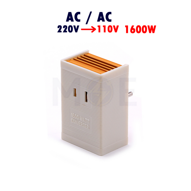 Transformer/Converter Step Down With Plug AC/AC 220V to 110V 1600W | LLD1600