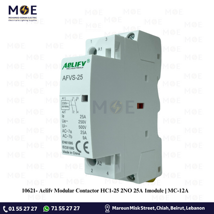 Aelifv Modular Cont. HC1-25 2NO 25A 1module | MC-12A