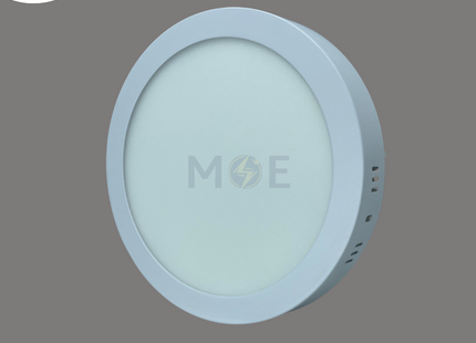 AEG LED Downlight/ Panel Light White Ceiling Surface Mounted Circular WarmWhite 3000K 1440Lm 22cm 18W | 16042 | سبوت ليد مدور ظاهر ابيض ورم وايت
