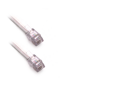 Telephone Handset Cord Original RJ9 to RJ9 White 4P4C 5mt | HME-002