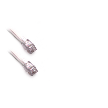 Telephone Handset Cord Original RJ9 to RJ9 White 4P4C 5mt | HME-002